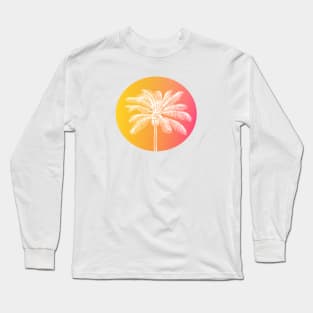 White palm tree Long Sleeve T-Shirt
